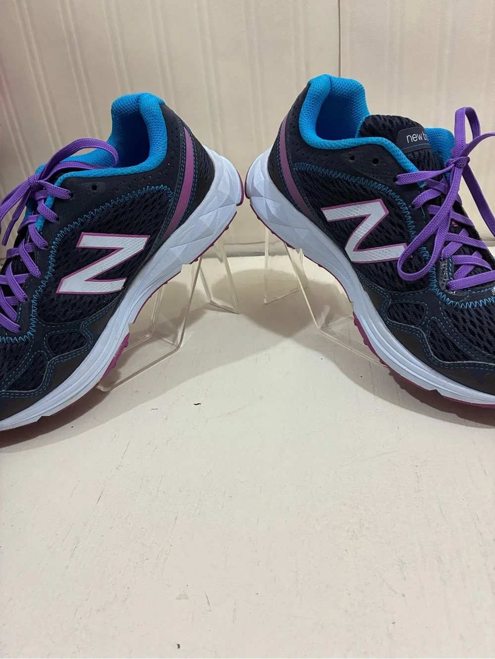 New Balance Women's Navy, Purple & Teal Running Sneakers
